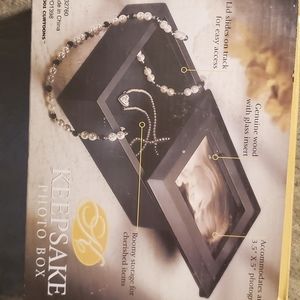 Photo keepsake jewelry box